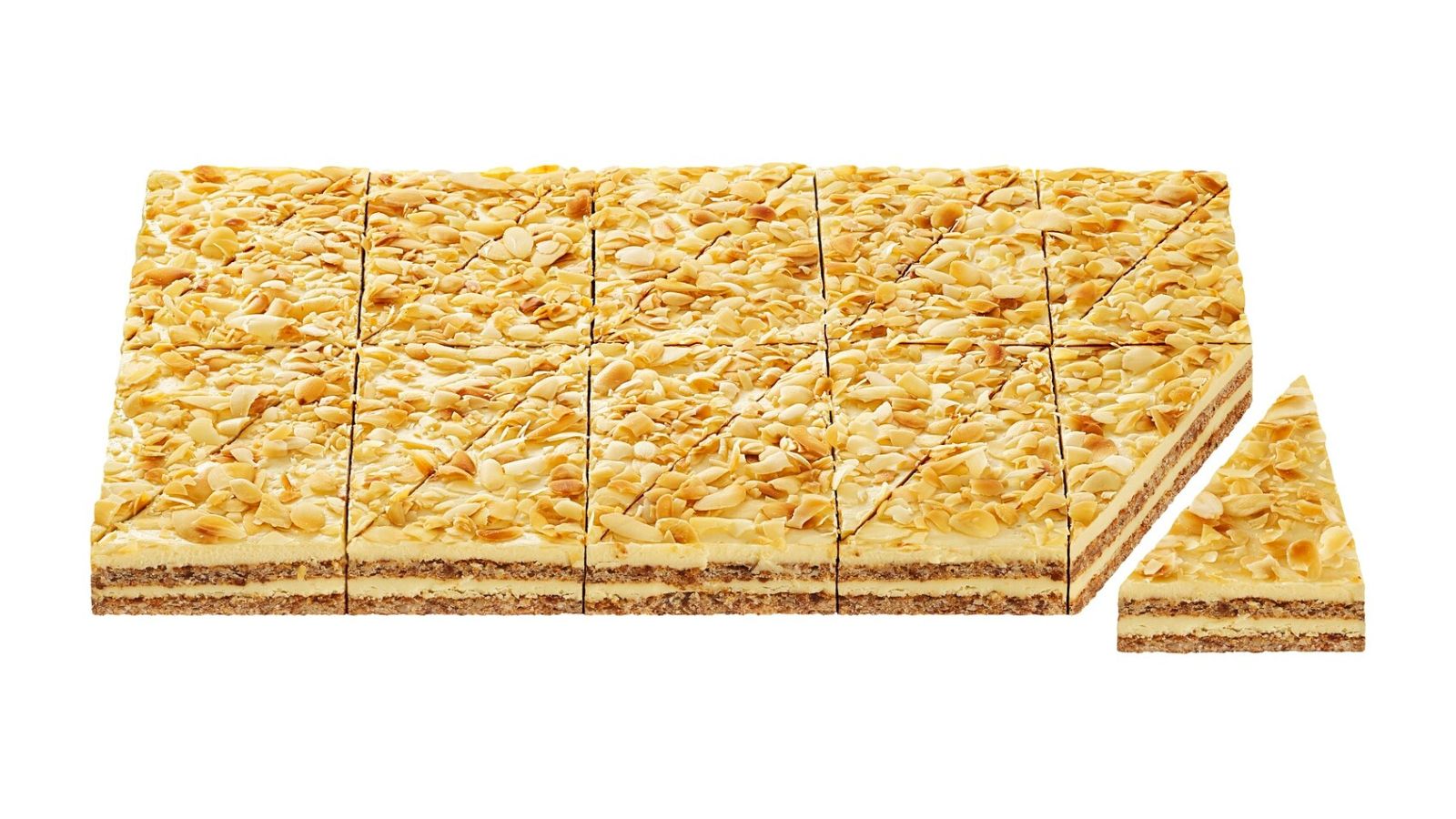 замразена торта алмонди бадем тава